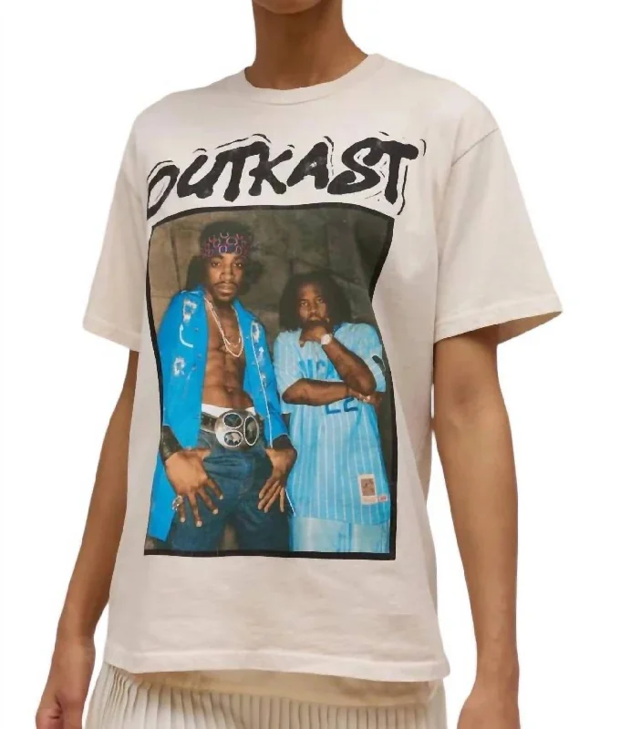 Outkast Photo Weekend Tee In Dirty White Save Big