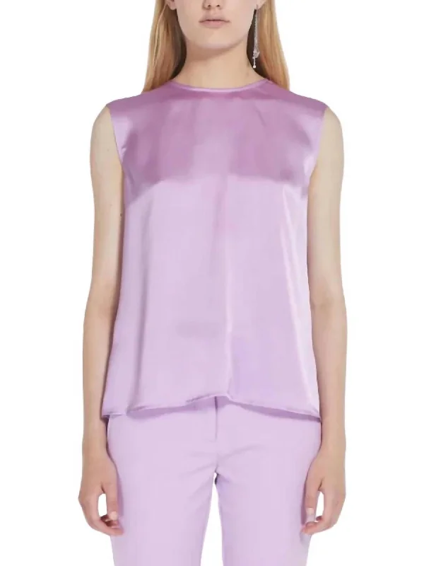 Ovada Sleeveless Blouse In Lilac Style Breakthroughs