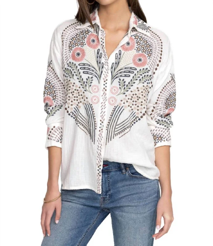 Palladium Blouse In Natural Daily Deals