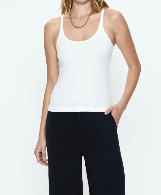 Paloma Everyday Tank Top In Le Blanc Budget Friendly