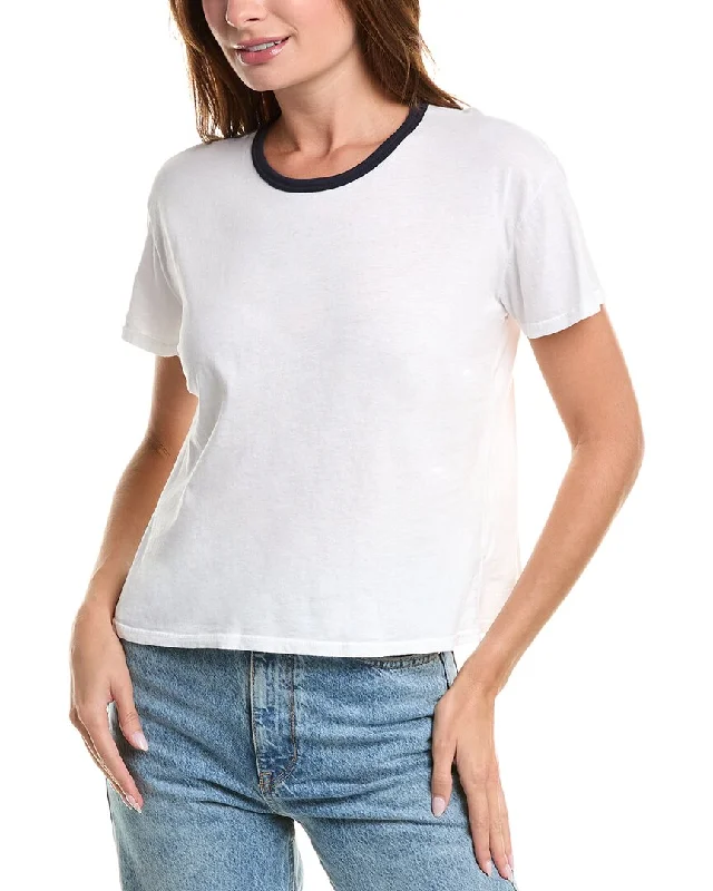 perfectwhitetee Boxy Ringer T-Shirt Vintage Look