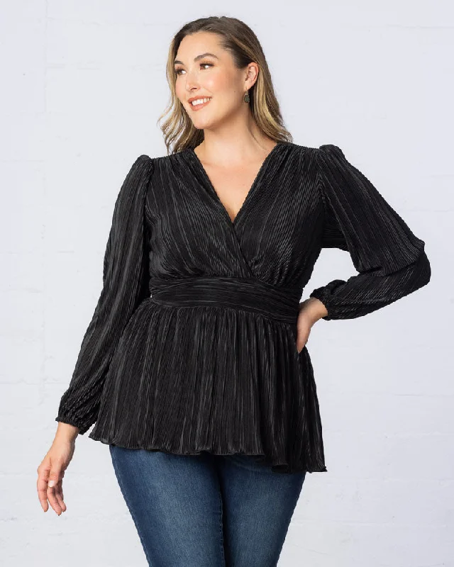 Pleated Perfection Tunic Top Hot Deals