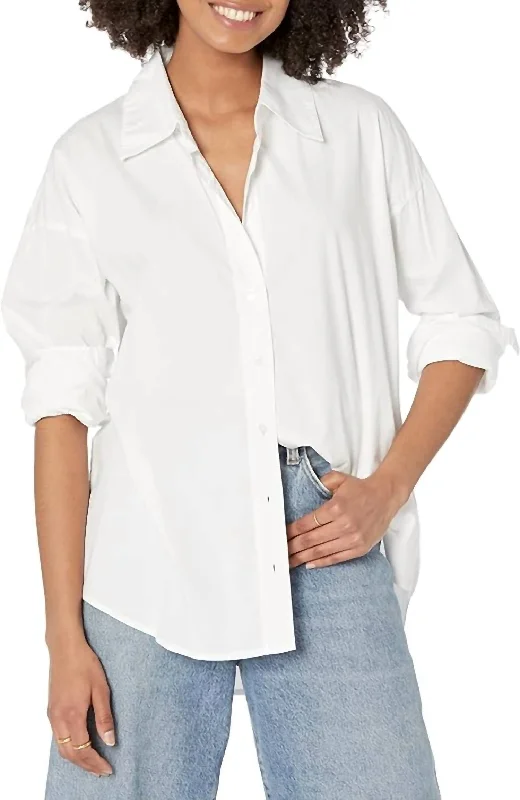 Poplin Shirt In White Style Revolution