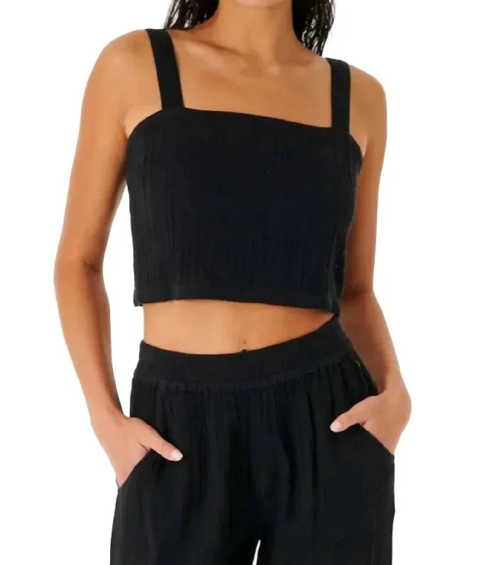 Premium Surf Top In Black Stylish Looks