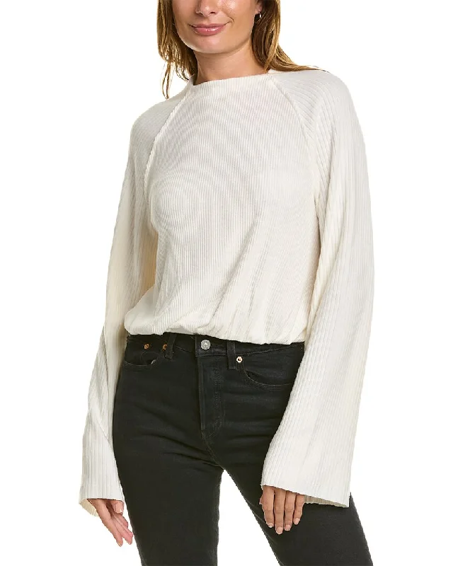 Project Social T Maxine Cozy Rib Top Winter Warm - Up Sale