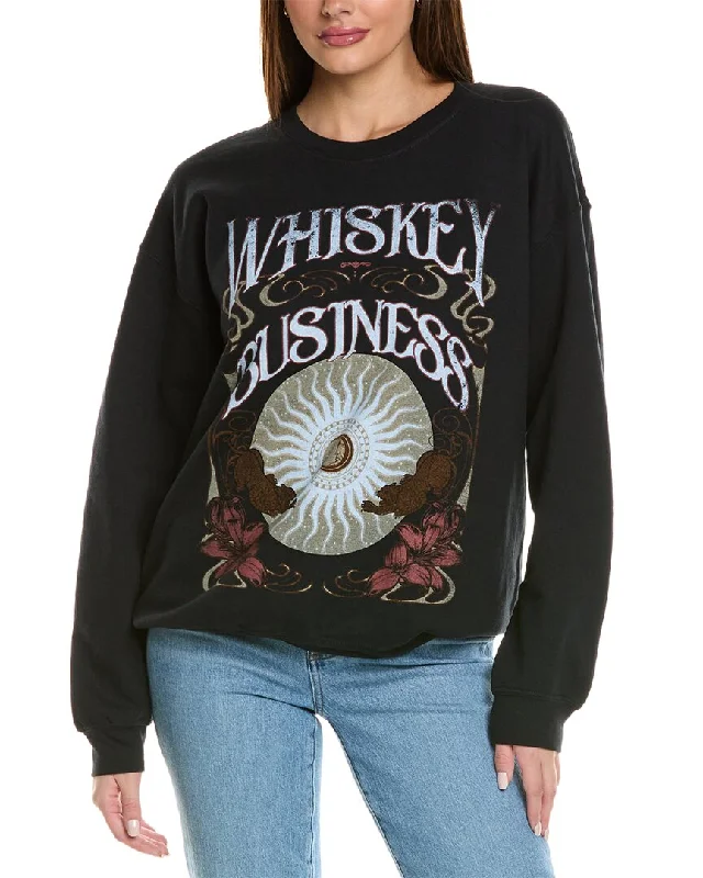 Project Social T Whiskey Business Oversized Sweatshirt Trending Items