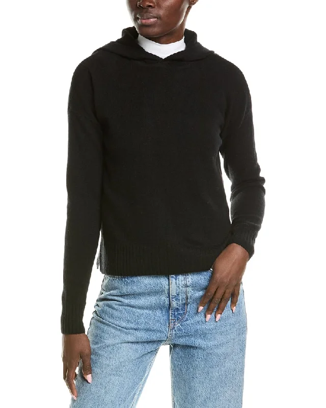 QUINN Cropped Cashmere Pullover Hoodie Fresh Styles, Fresh Deals