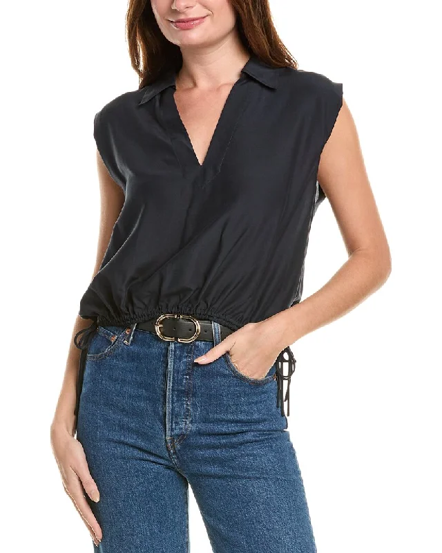 rag & bone Fiona Silk-Blend Shirt The Latest Fashion Trends