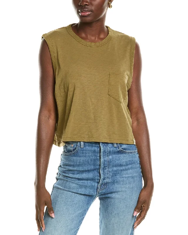 rag & bone Mini Slub Pocket Tank Trendy New Clothes