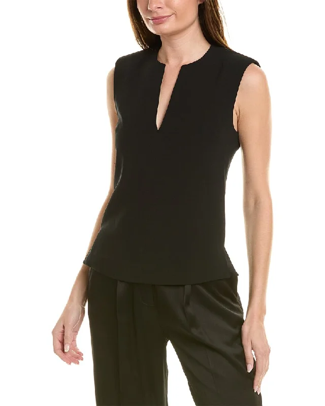 rag & bone Sonia Japanese Crepe Top Timeless Elegant