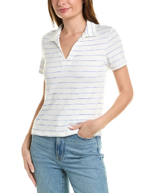 rag & bone The Knit Stripe Polo Shirt Best Seller