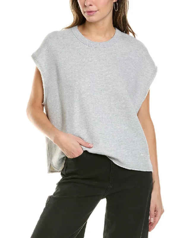 rag & bone Vintage Terry Muscle Sweatshirt Feminine Soft - Hued Styles