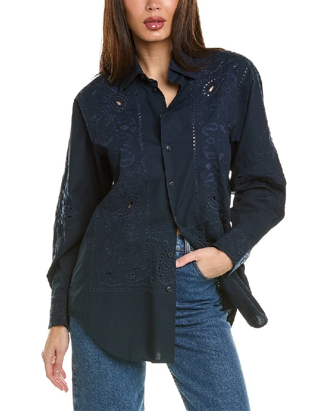 rag & bone Vivian Embroidered Shirt Elevate Your Wardrobe