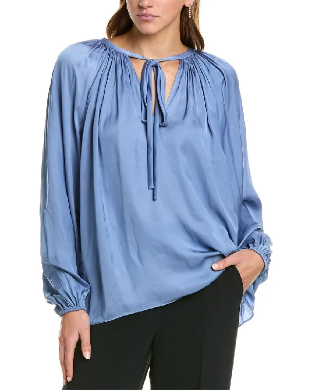 Ramy Brook Shiny Paris Top Comfort Meets Fashion