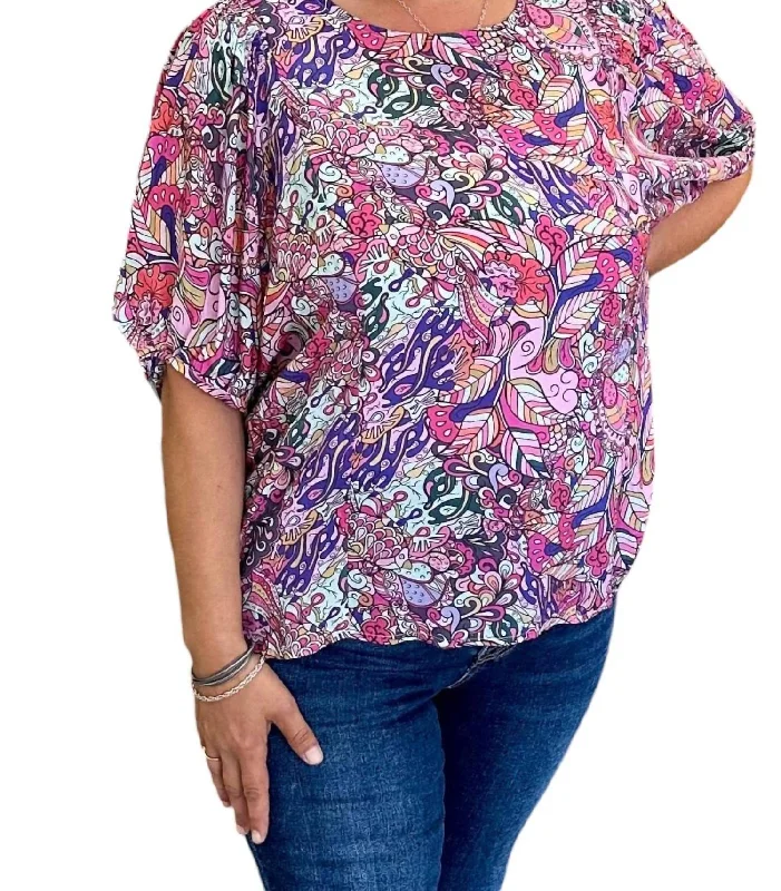 Reign Top In Purple Effortless Chic Apparel