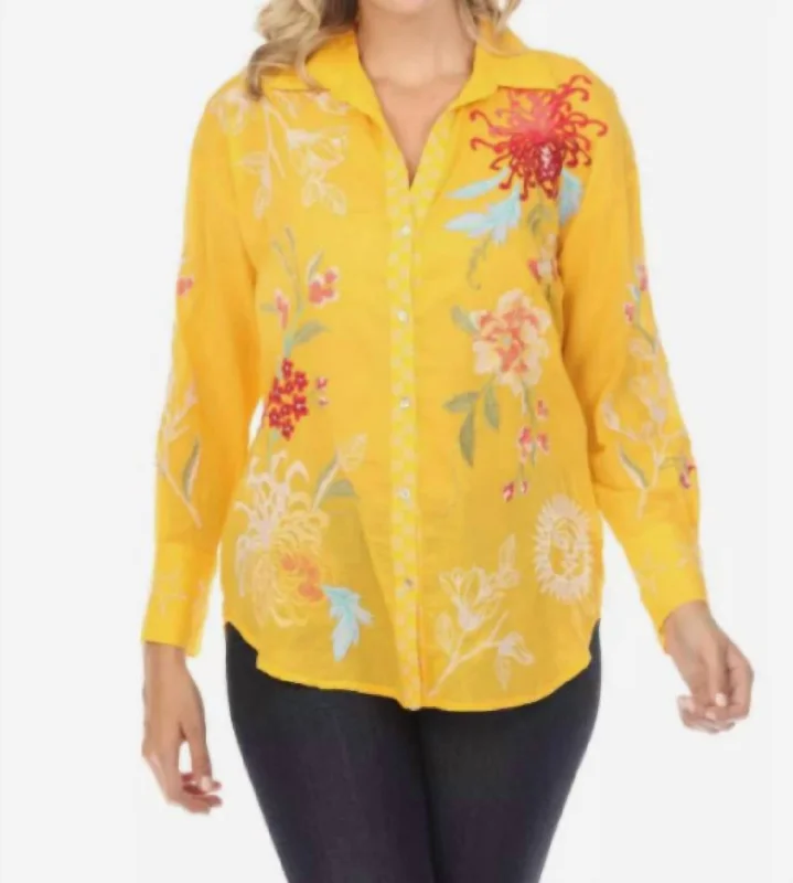 Relaxed Seamed Shirt In Malory Great Prices On Feminine Styles