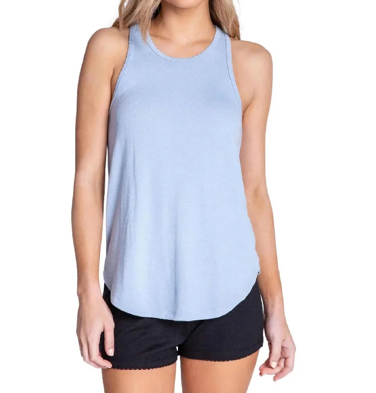 Reloved Lounge Tank Top In Ice Blue Fashion Deal