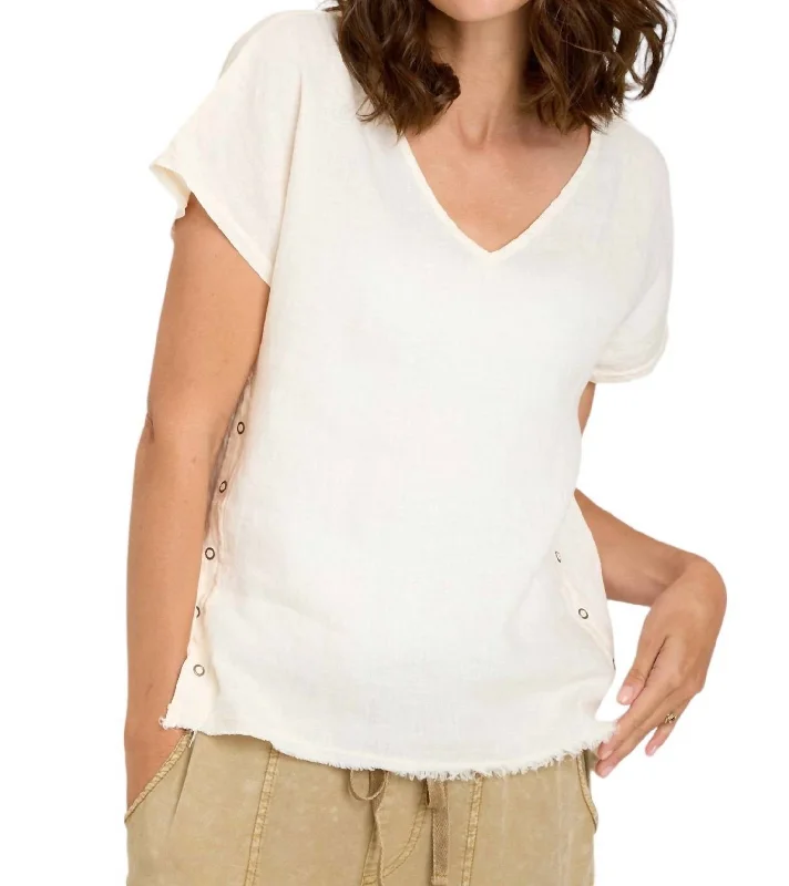 Rian Top In Muted Primrose Season Sale