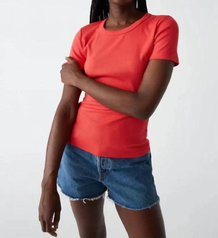 Rico Rib Tee In Spritz Summer Deals