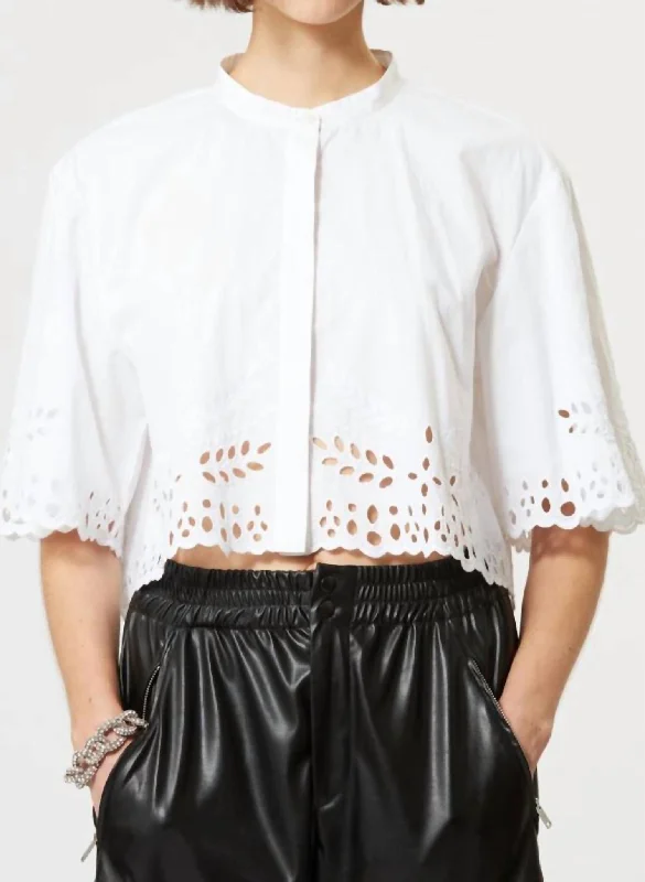 Rommy Blouse In White Seasonal Style Discounts