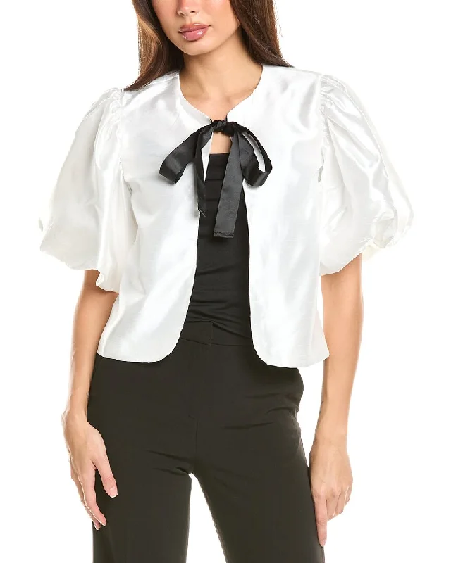 & Rouge Puff Sleeve Blouse Special Occasion Wear