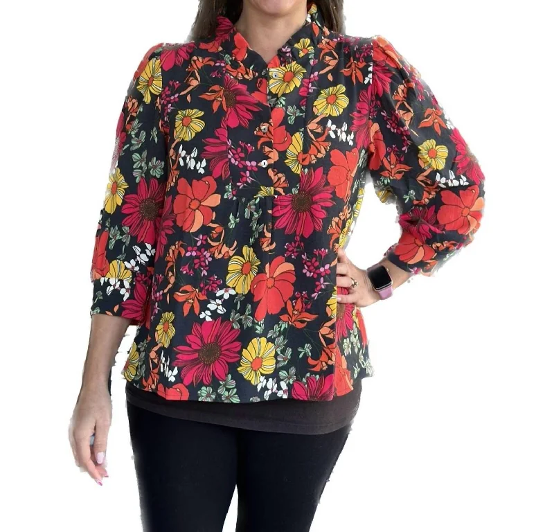 Roxy Vintage Petals Top In Multi Trendy Street Style