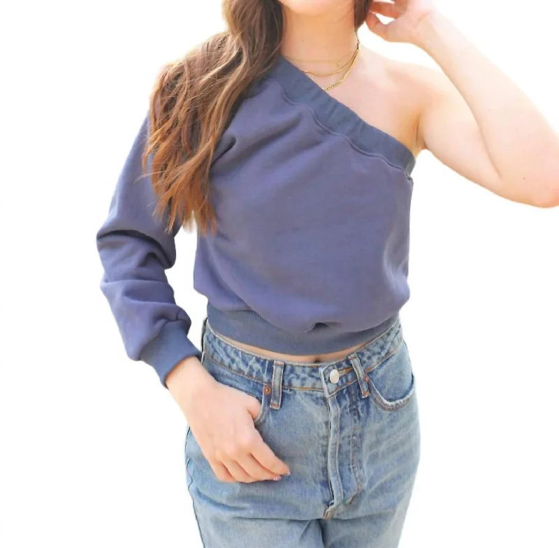 See You When I Can Sweatshirt In Navy Trendy Pulse