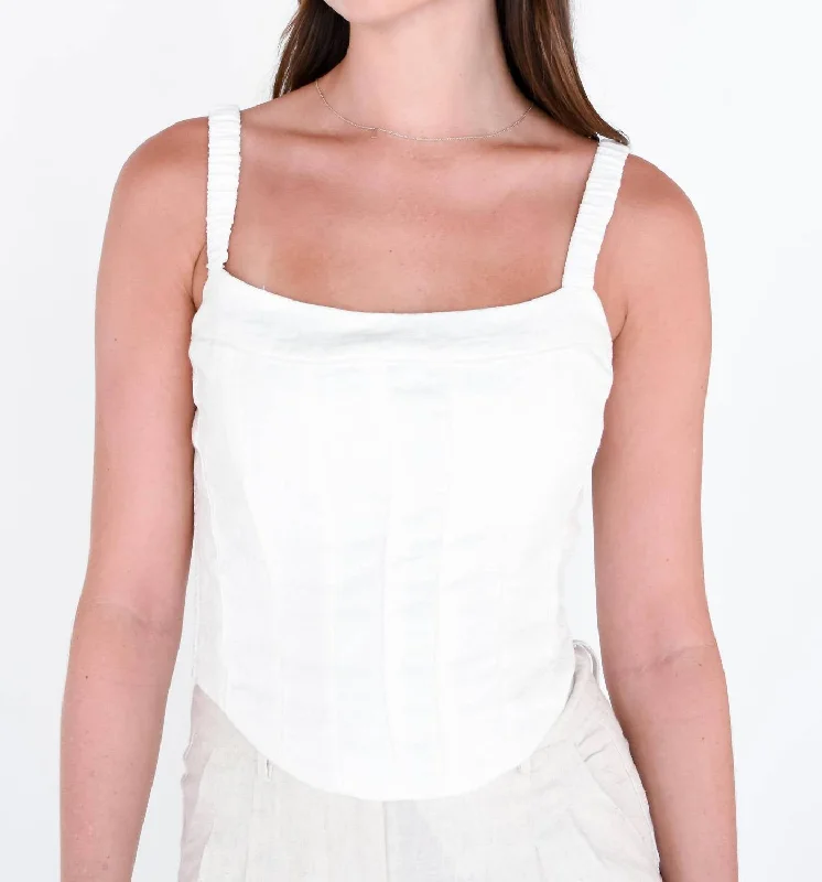 Sharina Top In Eggshell Holiday Attire Sale