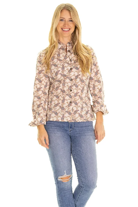 Sheridan Top In Fall Paisley Seasonal Sale