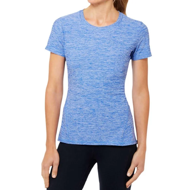 Short Sleeve Trail Tee In Amparo Blue Fashionista Favorites