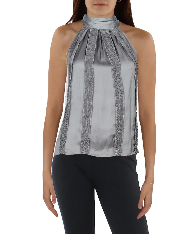 Sia Womens Pleated Sleeveless Shell Limited Quantities