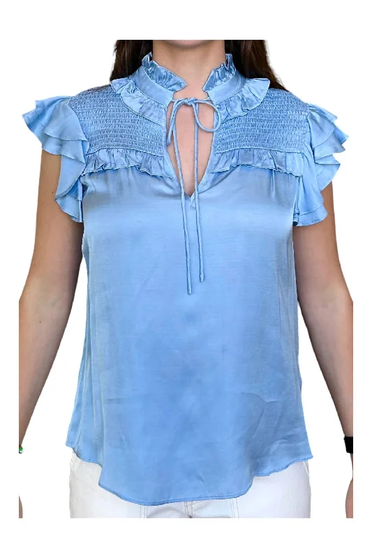 Sienna Blouse In Sky Trend Alert