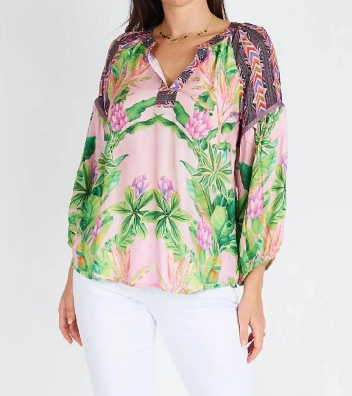 Sienna Top In Orchid Casual Chic