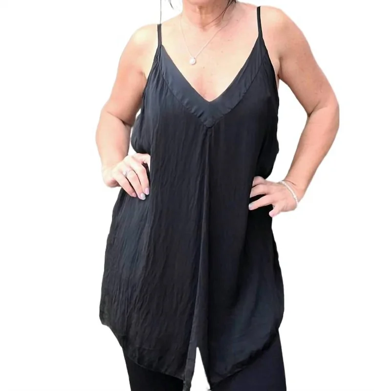 Silk Cami In Black Fashion For Every Occasion