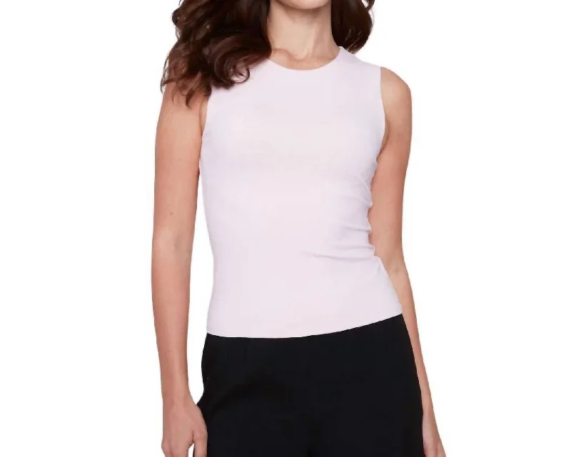 Sleeveless Rib Top In Lotus New Arrivals