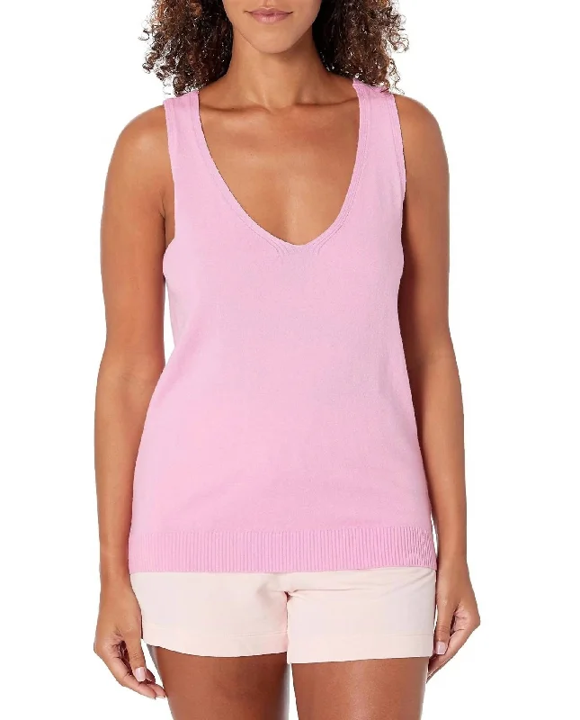 Slounge Sleep Tank Top In Pink Lilac Exclusive Deals Online