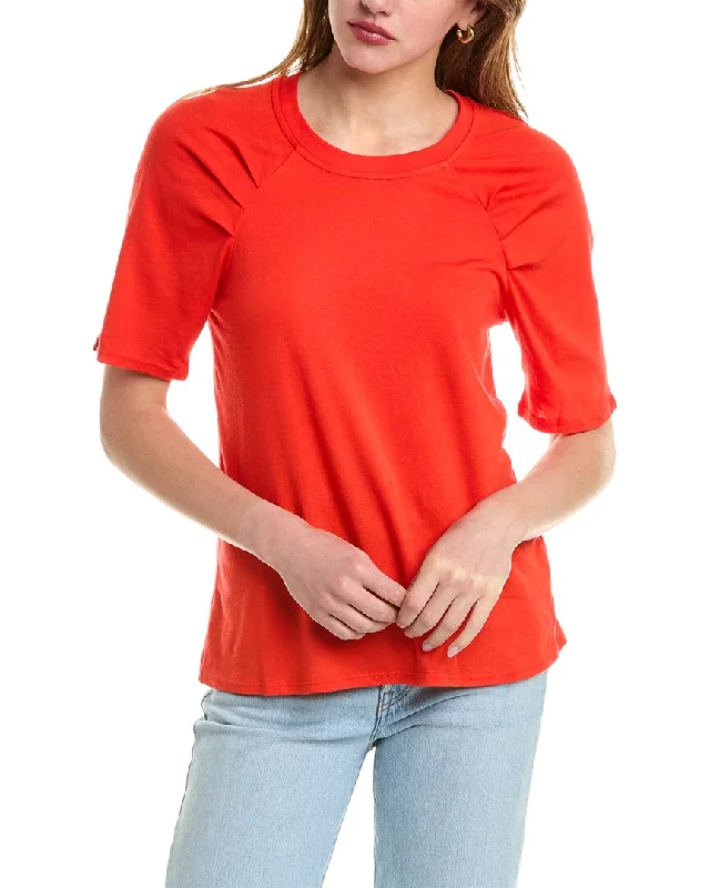 Socialite Raglan Pleated T-Shirt Clearance Event