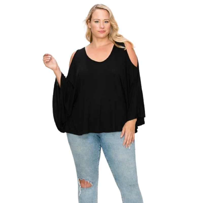 Solid Top Featuring Kimono Style Sleeves Soft Textures