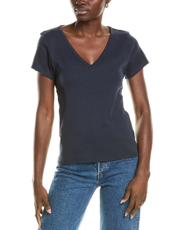 Splendid V-Neck T-Shirt Urban Femme Streetwear