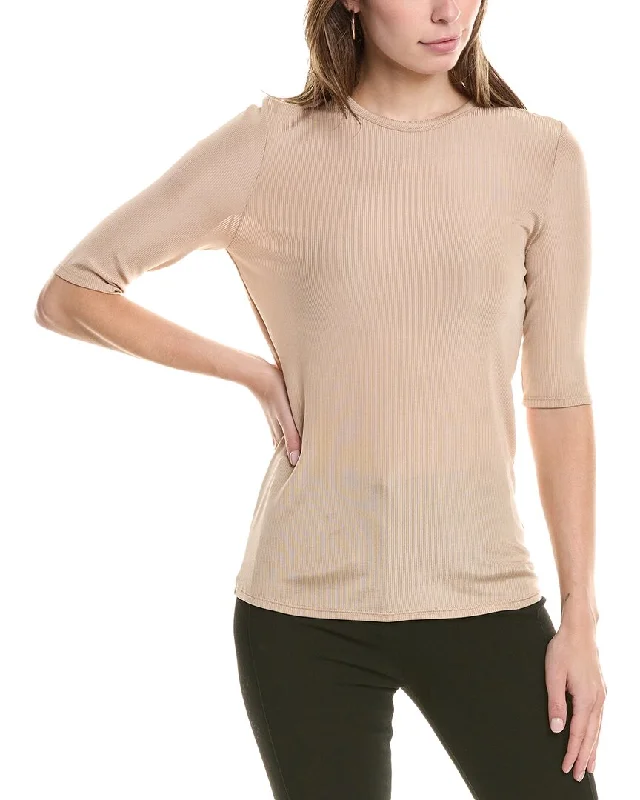 St. John Elbow-Sleeve Stretch Top Style Beyond Borders