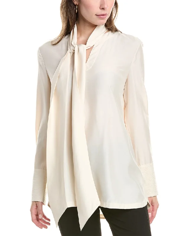 St. John Silk-Blend Tunic Enjoy Discount