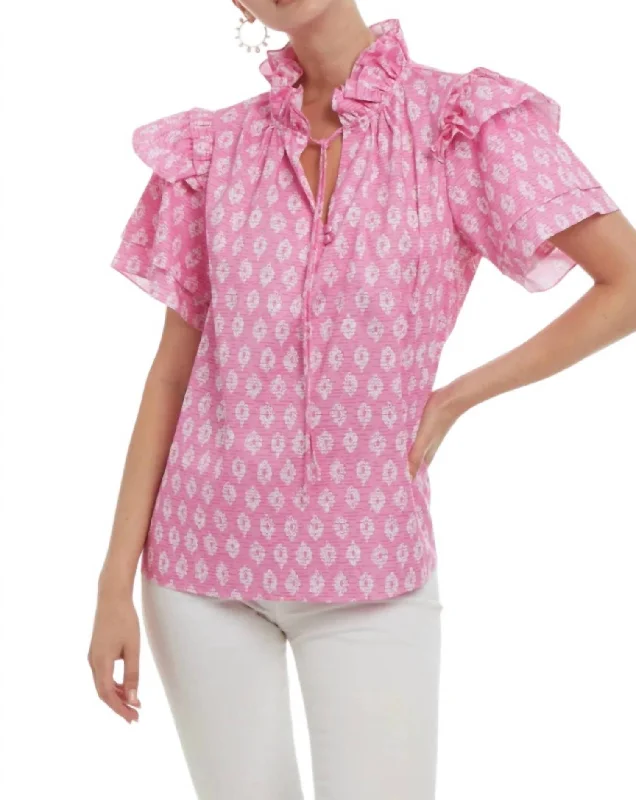 St. Martin Top In Pink Innovate Your Wardrobe