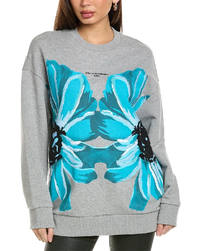 Stella McCartney Flowers Sweatshirt Chic Trends Unveiled