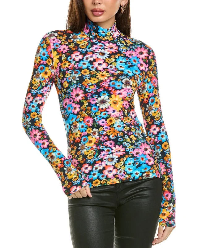 Stella McCartney Renata Silk-Blend Top Latest Trends