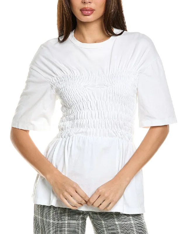 Stella McCartney Smocking Stitch T-Shirt Fashion Essentials