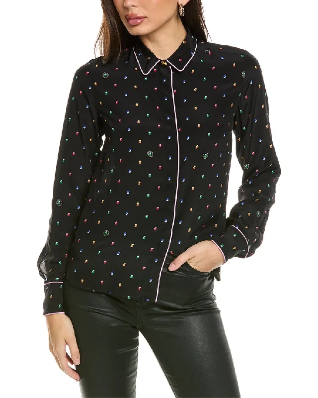 Stella McCartney Wilson Silk Shirt Trend Forward Threads For Her