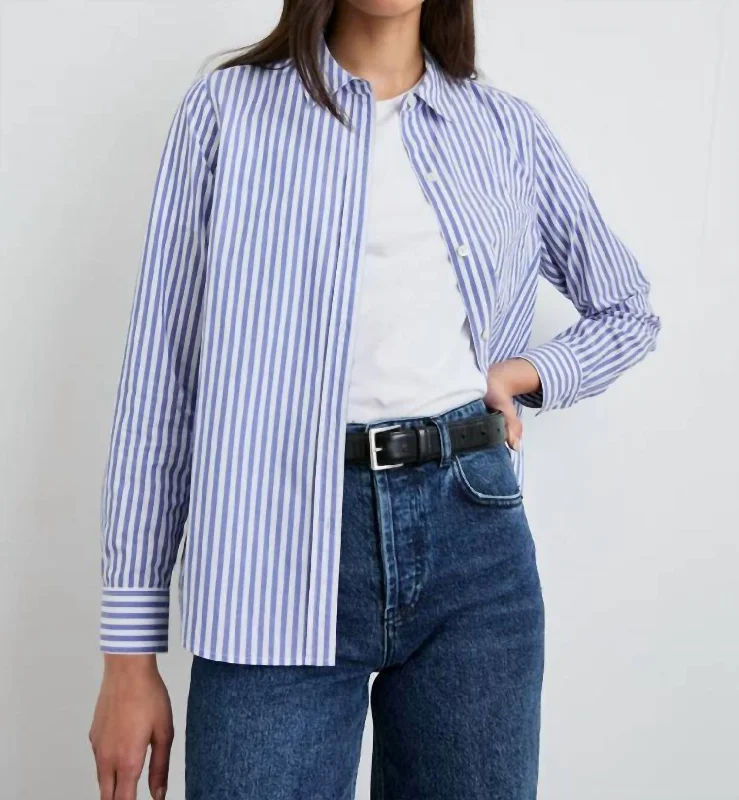 Stina Top In Mariner White Stripe Style Beyond Borders