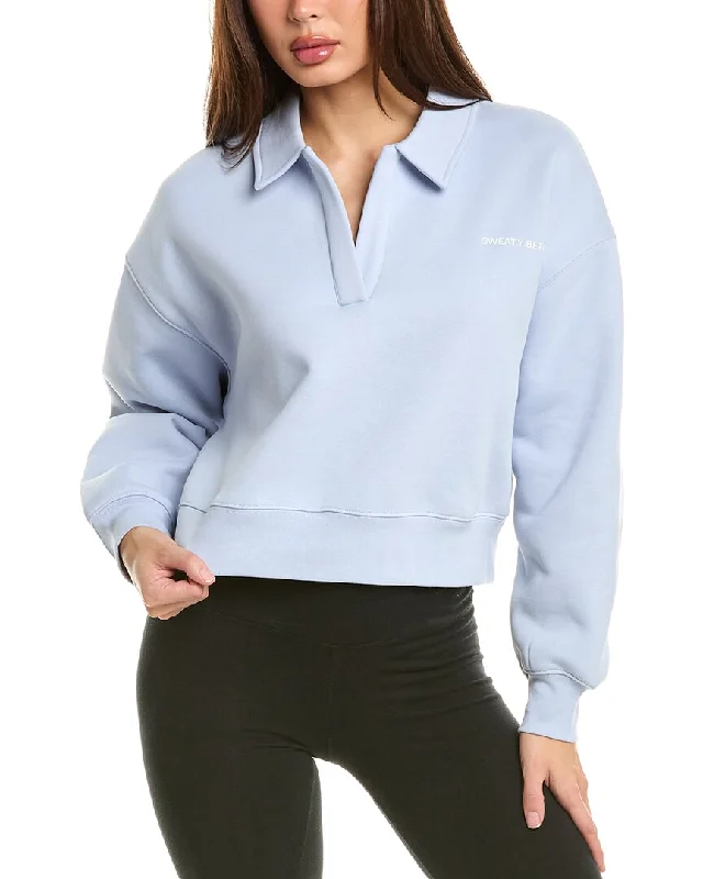 Sweaty Betty Elevated Collared Sweatshirt Explore What's New