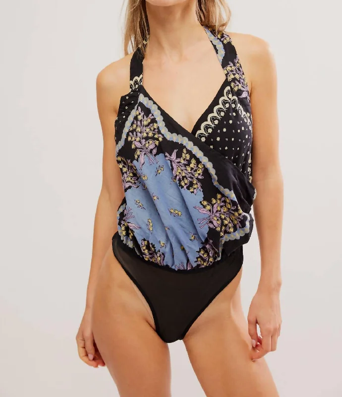 Sweet Thing Bodysuit In Granite Combo Trend Alert