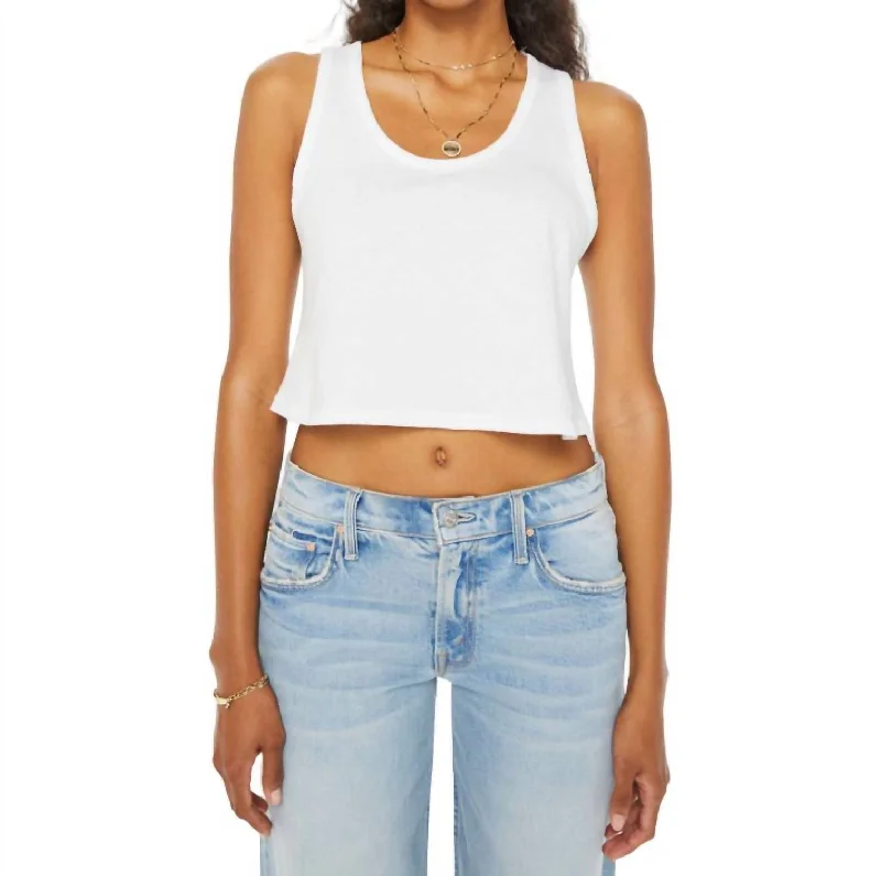 Swinger Tank Top In Bright White Holiday Attire Sale